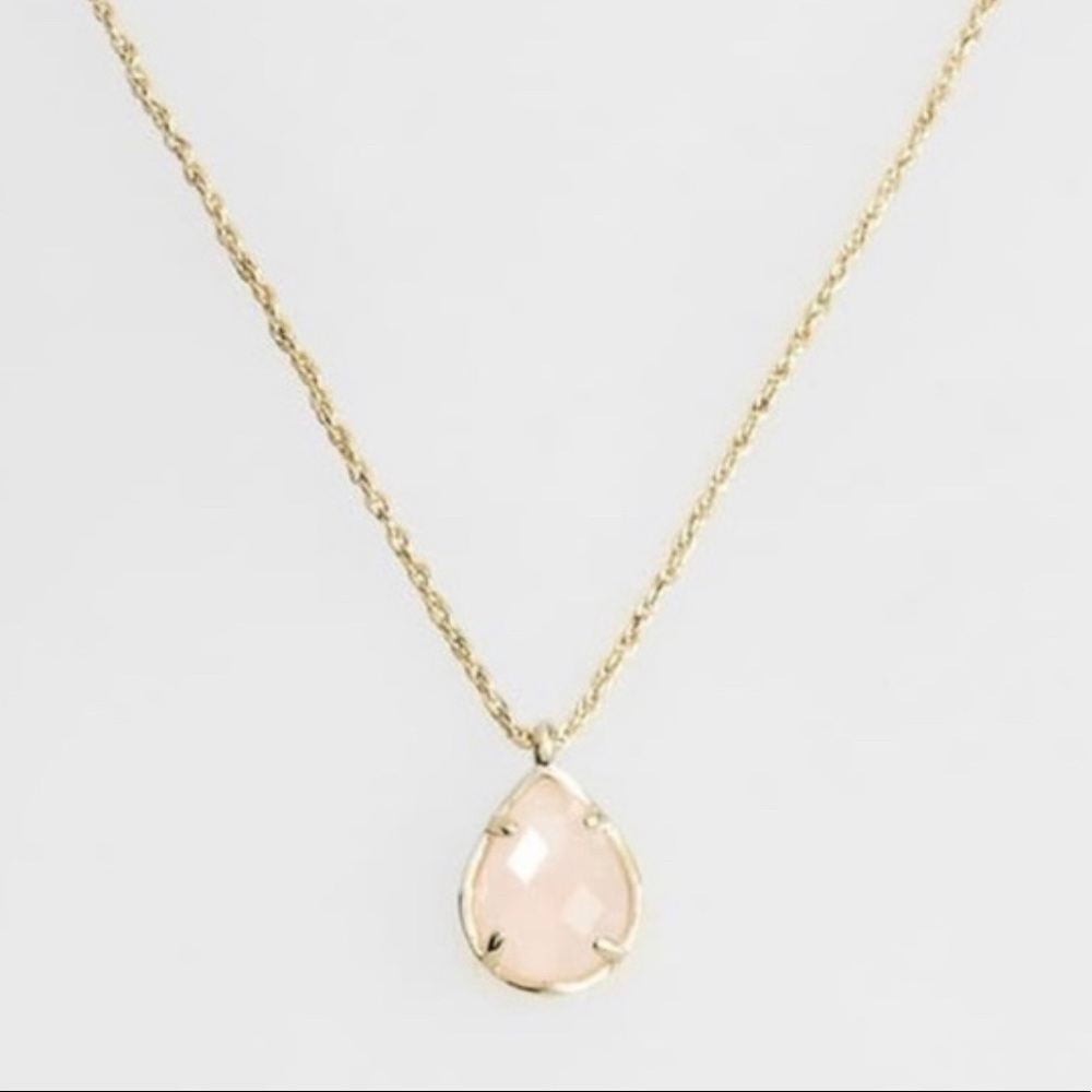 Kendra Scott Kiri Necklace in Pearlescent Rose Pink